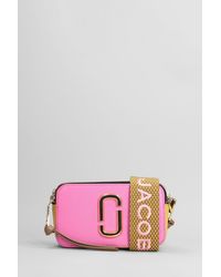 Marc Jacobs - The Snapshot Shoulder Bag In Rose-pink Leather - Lyst