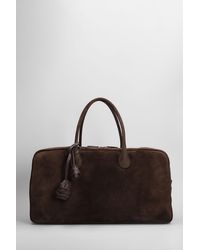 Magda Butrym - Borsa a mano Brigitte large in Camoscio Marrone - Lyst