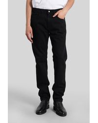 AMISH - David Jeans In Black Denim - Lyst