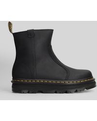Dr. Martens - Zebzag Rigger Combat Boots - Lyst