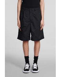 Undercover - Shorts in Poliestere Nera - Lyst
