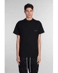 State of Order - Jersey Supima Jet T-shirt In Black Cotton - Lyst