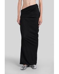 Entire studios - Wool Skirt Skirt In Black Wool - Lyst