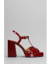 Chie Mihara - Sandali Zinto 46 in Pelle Rossa - Lyst