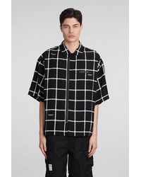 Undercover - Shirt In Black Rayon - Lyst