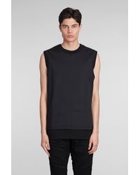 State of Order - Sioux Tank Top In Black Cotton - Lyst