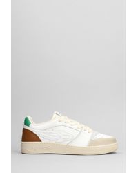 ENTERPRISE JAPAN - Sneakers In White Suede And Leather - Lyst