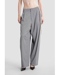 DARKPARK - Pantalone Phebe in Poliestere Grigia - Lyst