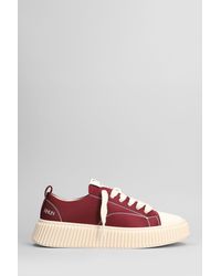 Rhun - Nylon Sneakers In Bordeaux Nylon - Lyst