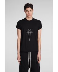 Rick Owens - Small Level T T-shirt In Black Cotton - Lyst