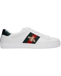 gucci sneakers green and red