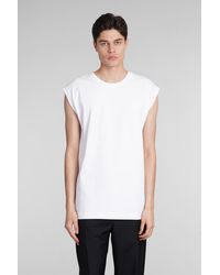 Helmut Lang - Tank Top In White Cotton - Lyst