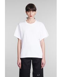 IRO - Edjy T-shirt In White Cotton - Lyst