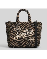 MC2 Saint Barth - Tote Colette felt in Poliestere Animalier - Lyst
