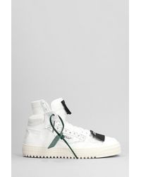 Off-White c/o Virgil Abloh - 3.0 Off Court Sneakers In White Leather - Lyst
