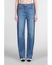 【送料&関税込】IRO Volcy Jeans In Blue Cotton IRO SPRING SUMMER 25 COLLECTION | EMBROIDERED DENIM PANTS