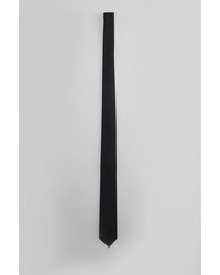 Lardini - Tie In Black Silk - Lyst
