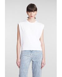 IRO - Juli T-shirt In White Cotton - Lyst