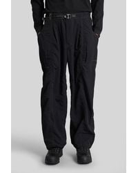 and wander - Pantalone in Nylon Nero - Lyst