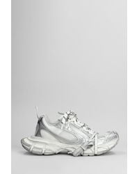 Balenciaga - Sneakers 3xl in Poliuretano Argento - Lyst