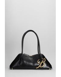 Blumarine - Hand Bag In Black Leather - Lyst