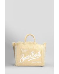 Mc2 Saint Barth - Tote Colette in Cotone Giallo - Lyst