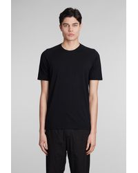 Aspesi - T-shirt Ay28 T-shirt In Black Cotton - Lyst