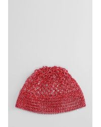 404 Suite - La Cuffietta Hats In Red Acrylic - Lyst
