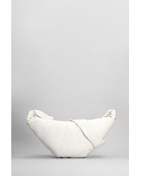 Lemaire - Medium Croissant Shoulder Bag In White Leather - Lyst
