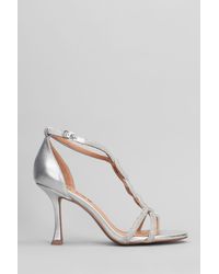 Bibi Lou - Circe 90 Sandals In Silver Leather - Lyst