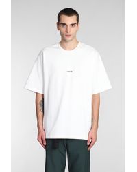 OAMC - Wake T-shirt In White Cotton - Lyst