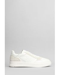 GHŌUD - Tweener Low Sneakers In White Suede And Leather - Lyst