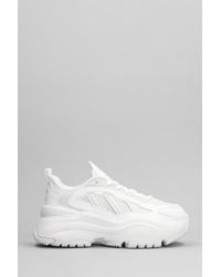 adidas - Sneakers Ozgaia in pelle e tessuto Bianco - Lyst