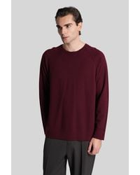 Grifoni - Knitwear In Bordeaux Wool - Lyst