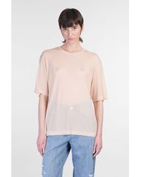 Séfr - T-Shirt Mateo in Acrilico Beige - Lyst