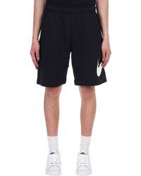 Nike Shorts in Cotone Nero