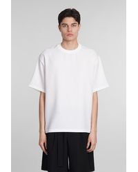 Attachment - T-shirt In White Polyester - Lyst