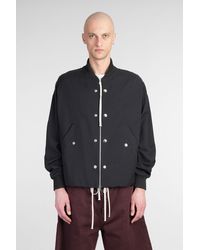 State of Order - Ma 6 Bomber Jacket In Black Viscose - Lyst