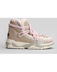 Mou - Trainer 02 Scoubidoo Sneakers In Beige Leather - Lyst