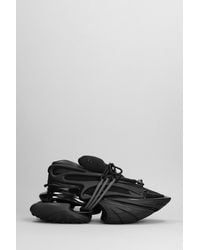 Balmain - Smooth Leather Logo Sneakers. - Lyst