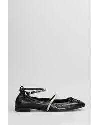 Stuart Weitzman - Ballerine Stefanie in Pelle Nera - Lyst