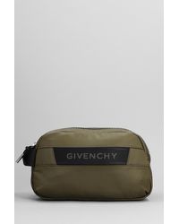 Givenchy - Pochette G-trek toilet pouch in Poliamide Khaki - Lyst