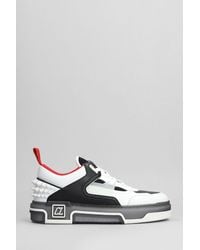 Christian Louboutin - Sneakers Astroloubi in pelle e tessuto Bianco - Lyst