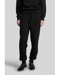 Ami Paris - Pantalone in Cotone Nero - Lyst
