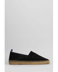 Castañer - Espadrillas Pablo T-186 in Camoscio Nero - Lyst