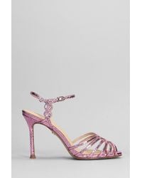 Lola Cruz - Tango 95 Sandals In Rose-pink Leather - Lyst