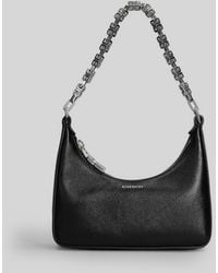Givenchy - Borsa a spalla Moon cuout mini hob in Pelle Nera - Lyst