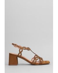 Bibi Lou - Kai Sandals In Leather Color Suede - Lyst