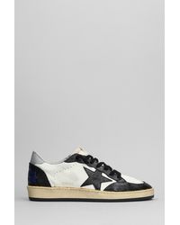 Golden Goose - Ball Star Sneakers In Leather - Lyst