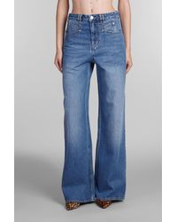 Isabel Marant - Jeans Lemony in Cotone Blu - Lyst